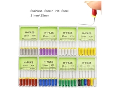Fabrikpreis Endodontik H-Datei Edelstahl Zahn Endo-Dateien Multi-Size Zahn H-Datei