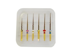 Dental Endo-Dateien Wärmeaktivierte Goldene NITI Flexible Dental-Dateien Rotationswurzelkanal-Datei