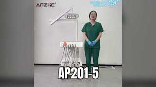 Panda-Version Mobile Veterinär-Zahnbehandlungsstation AP201-5 mit 8 Lichtern | -Produktvorstellung