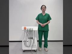 Tragbare Dentaleinheit mit integriertem Luftkompressor und Ultraschall-Scaler