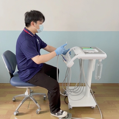 1 Jahr Garantie Veterinär Zahnbehandlungseinheit Einzigartiges Design Mobil-Zahntherapie-Maschine