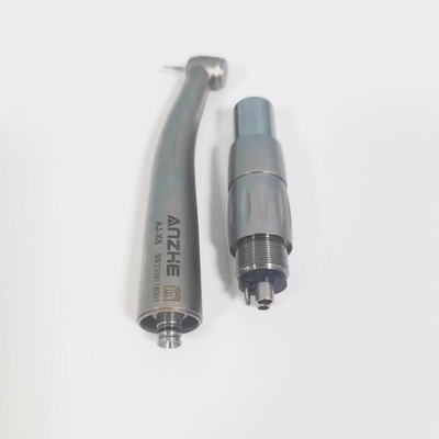 Hochgeschwindigkeits-LED 4-Loch-Handstück Turbine Zahnklinik Glasfaser Zahnhandstück