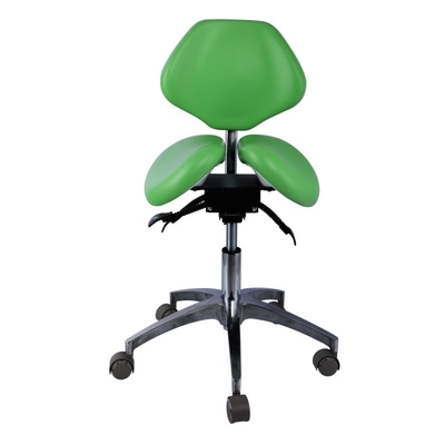 Einzigartiger Zahnarzt Hocker Blaue Farbe Friseur Shop Stuhl Komfortable Zahnpflege Twin Sattel Hocker