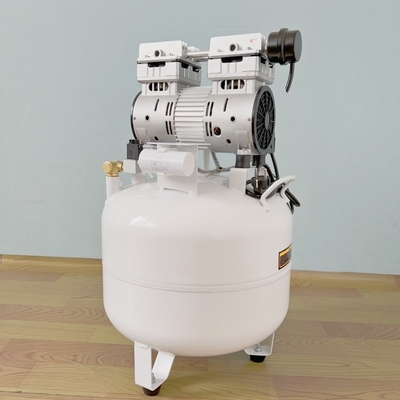 40L medizinischer Luftpumpenkompressor 850W Zahnölloser Luftkompressor für 2 Zahnstühle