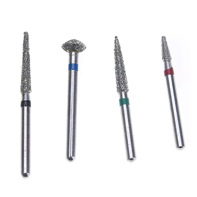 Dental Diamond Burs zur Vorbereitung von Zahnbohrungen Bur High Speed Dental Diamond Burs Kit