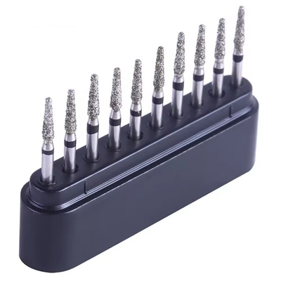 Dental Diamond Burs zur Vorbereitung von Zahnbohrungen Bur High Speed Dental Diamond Burs Kit