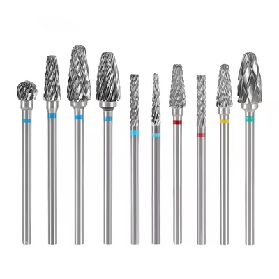 Dental Labor verwenden Wolframkarbid Burs 10pcs / Set Dental Carbide Bohrgerät für Mikromotor