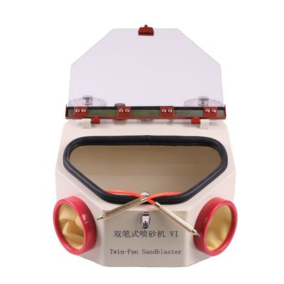 LED-Licht Zahn Sandblaster Zwei Stift Zahnlabor Ausrüstung Zahn Sandblasmaschine