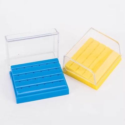 24-Loch-Zahn Desinfektions-Burg-Box unterschiedliche Farbe Diamant-Burghalter Kunststoff-Zahn-Burghalter