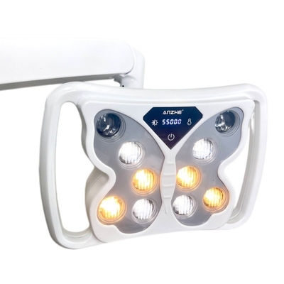Operative Schattenlose Lampe Für Zahnstuhl Zahnbleiche Funktion 10 Glühbirnen Dental Unit LED-Lampe