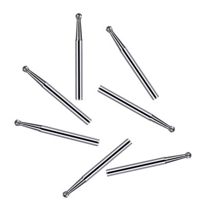 10 Stück/ Box Medizinisches Polieren Bur Wolfram Dental Carbide Bur Kugelform Carbide Burs für Zahnersatz