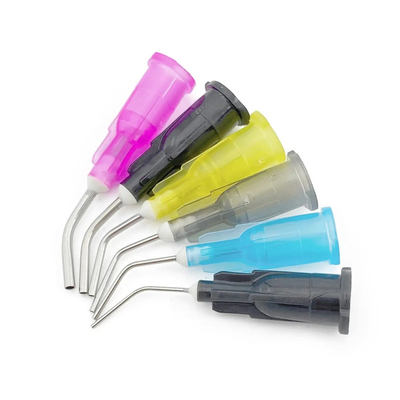 Verteilernadel Luer Lock Stumpfe Spitze Nadel 45 Grad Winkel gekrümmter Flüssigkeitsspender Nadeln