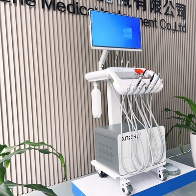Portable Veterinärgeräte Zahnarzt mobile Zahnstation mit Luftkompressor und Computer-Oralkameraset