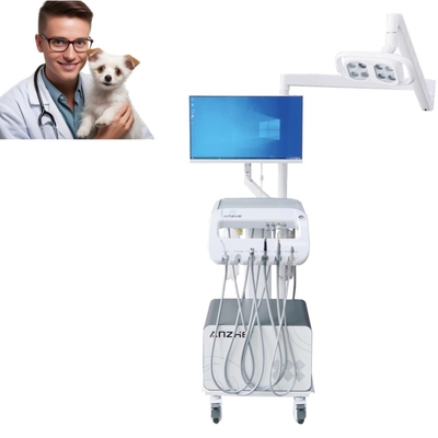 Tier Zahnbehandlung Karren mobile Veterinär-Zahne-Einheit für Haustier Krankenhaus Klinik Hot Sell Haustier Zahnsystem