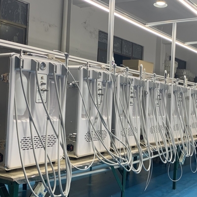 Zahnmedizinischer Mobilwagen Portable Dental Unit mit 550W Luftkompressor Bewegen Sie sich nach Belieben Mobile Dental Turbine Unit
