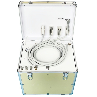 Portable Treatment Box Zahnärztliche Klinik Turbinen-Einheit mit Luftkompressor-Saugsystem und Triplex-Spritze für die Zahnarztpraxis