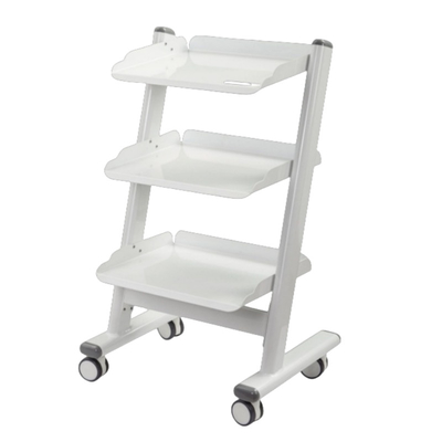 Hot Sale Dental Equipment Stainless Steel Medical Trolley Cart 4 Universal Wheels Mobile Dental Cart