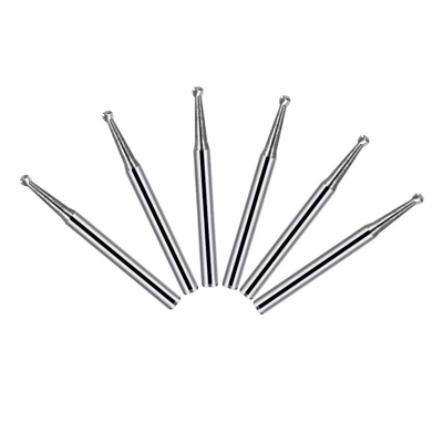 Dental Tungsten-Karbid-Bur Rund-Typ Mehrfache Größe 2,35mm-Karbid-Bur Hochwertige Zahnpolierbohrungen