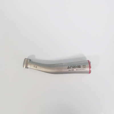 Erhöhung der Geschwindigkeit 1:5 Zahnhandstück Drücken Knopf Contra Angel Luftturbine Interne Sprühung Glasfaser Zahnhandstück