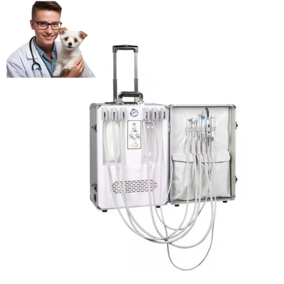Tierzahnreinigung Tragbare Zahnbehandlungsausrüstung Veterinärklinik Gebrauch Zahntherapie-Einheit Handheld mobile Zahnbehandlungseinheit