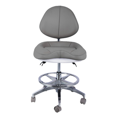 Zahnarzt-Assistent Stuhl Fabrik-Assistent Stuhl für Zahnarzt-Medizinisches Büro Mikrofaser-Leder-Zahnstuhl