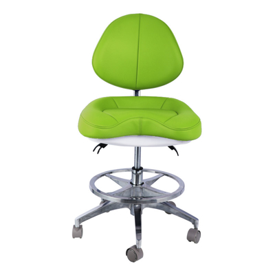 Zahnarzt-Assistent Stuhl Fabrik-Assistent Stuhl für Zahnarzt-Medizinisches Büro Mikrofaser-Leder-Zahnstuhl