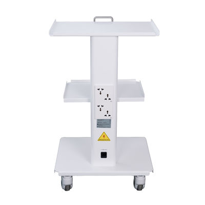 Stainless steel dental clinic trolley cart mobile carts unit built-in socket dental instrument trolley