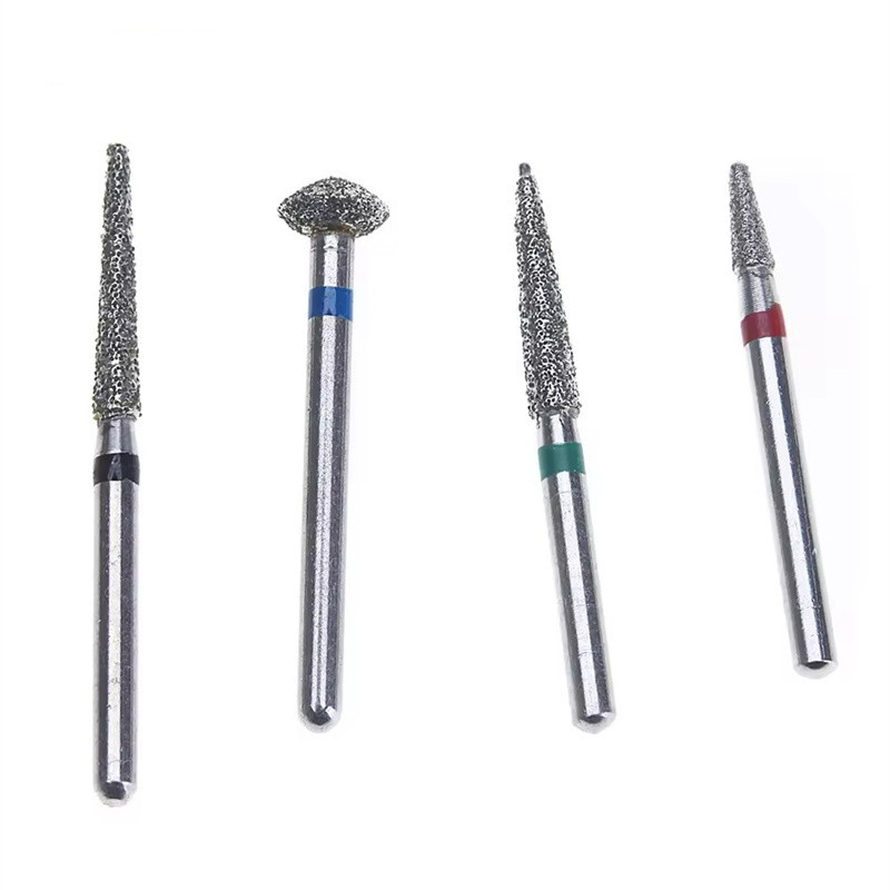 Dental Diamond Burs zur Vorbereitung von Zahnbohrungen Bur High Speed Dental Diamond Burs Kit