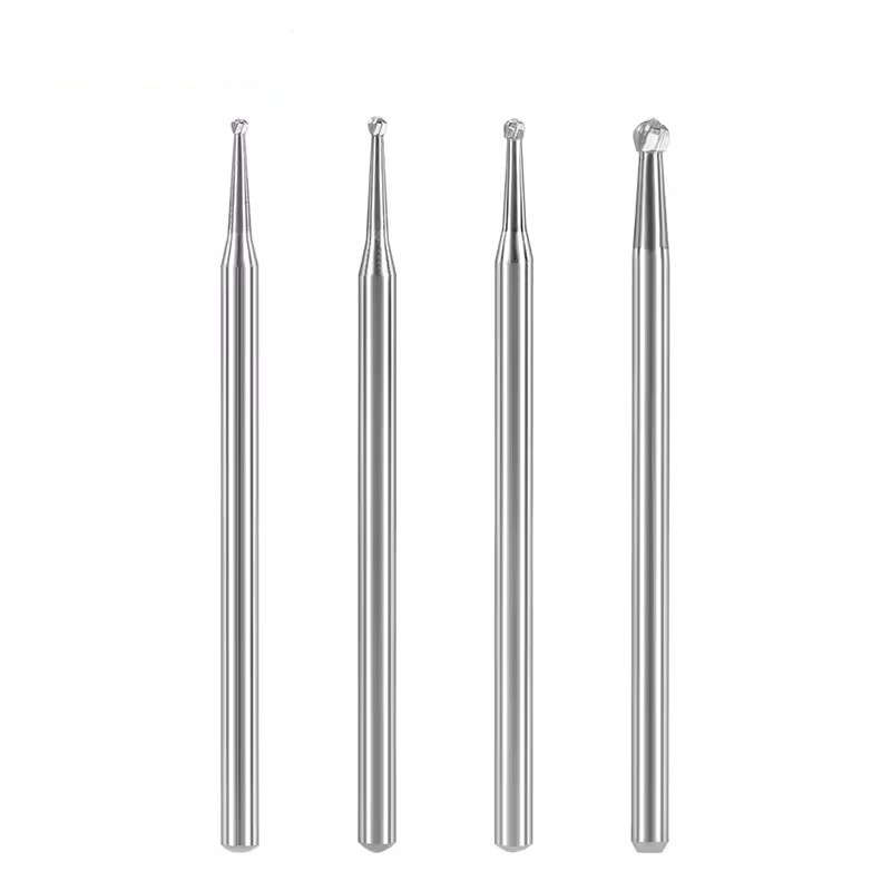 Dentallab Tungstenkarbid Burs 10pcs/Box Dental Rundkarbid Burs zum Polieren