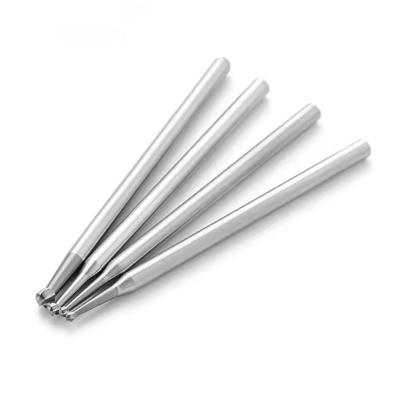 10 Stück/ Box Medizinisches Polieren Bur Wolfram Dental Carbide Bur Kugelform Carbide Burs für Zahnersatz