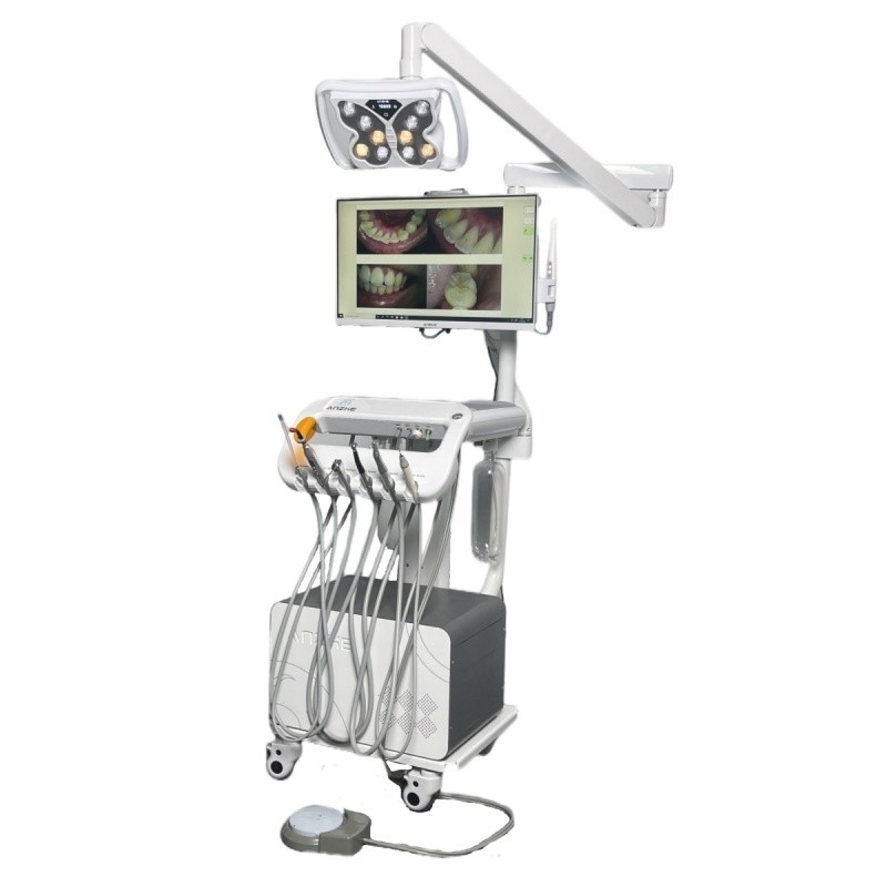 Fabrik-Portable Dental Unit mit LED-Licht Multi-Funktion Dental Operation Wagen