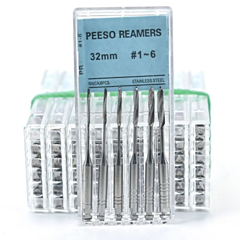Dental Endodontik Wurzelkanal-Instrument 32 mm Dental Pesso Reamers für die Vergrößerung des Halses