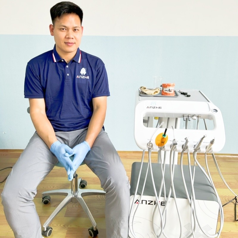 High-End-Arbeitsbank für Tierärzte für Kleintiere Zahnmedizin mit chirurgischen Instrumenten