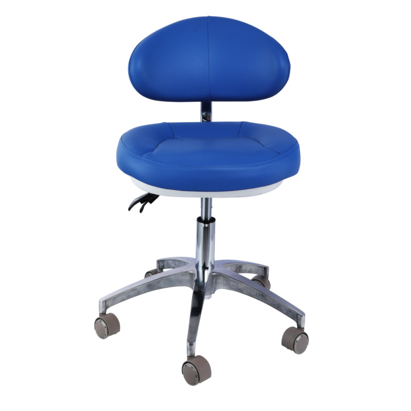 Drehbarer Aufzug Zahnarzt Hocker Mikrofaser Leder Sitz Drehstuhl Zahnklinik Stuhl Rückenlehne Verstellbarer Zahnarzt Assistent Stuhl