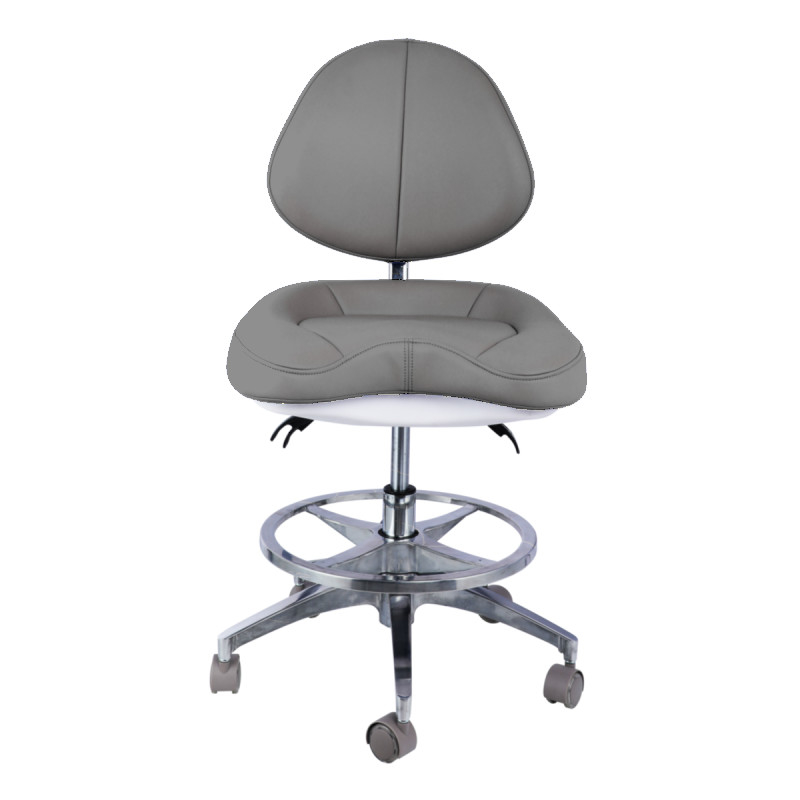 Zahnarzt-Assistent Stuhl Fabrik-Assistent Stuhl für Zahnarzt-Medizinisches Büro Mikrofaser-Leder-Zahnstuhl