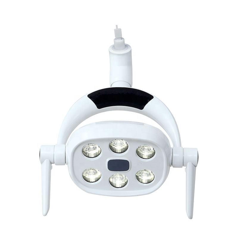 6 LED Zahnmedizinische Induktionsleuchte für Dentaleinheit 9W Einstellbare Mundchirurgie LED-Lampe Sensortyp Schattenfreie Operationsleuchte