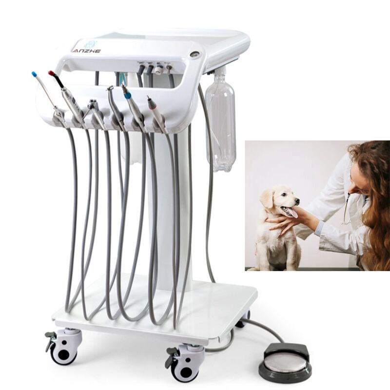 Portable Veterinary Dental Unit Mobile Veterinary Dental Treatment Machine für Tierzahnpflege.