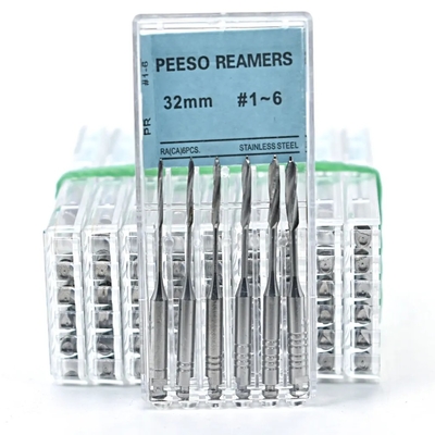 Dental Endodontik Wurzelkanal-Instrument 32 mm Dental Pesso Reamers für die Vergrößerung des Halses