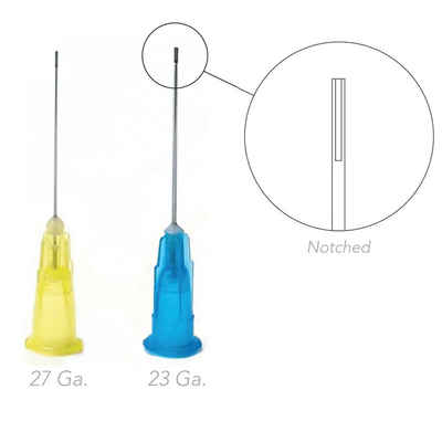 Dental Einweg 23G Bewässerungsnadel Endo Top Doppelloch Endo Bewässerungsnadel