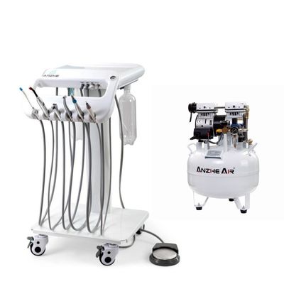 Ein guter Preis. Großhandelspreis Mobile Dental Unit 4 Universal Wheel Dental Mobile Treatment Carts Dental Factory Tragbare Zahnwagen Online