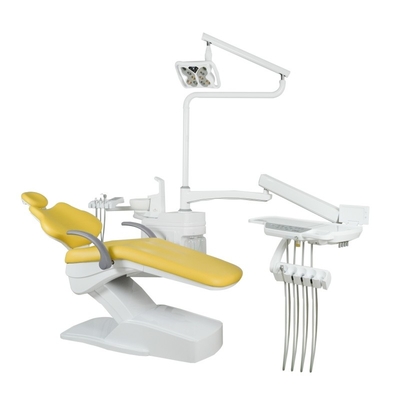 Dental Oral Set Zahnklinikstuhl mit Zahnbleichfunktion LED-Licht kundenspezifisch akzeptieren Zahnmittelstuhl Zahnstation