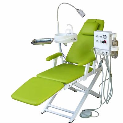 Ein guter Preis. Leichtgewicht Dental Portable Chair Unit Mobile Folding Chair mit Led Light Arbeit mit Portable Turbine Unit Online