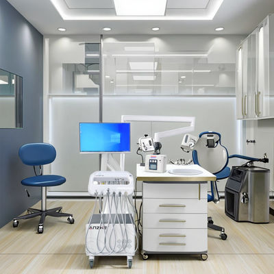 Professionelle Zahnfabrik Mobil Zahnwagen 220V Zahnlieferungseinheit mit Mundkamera Portable Zahntherapie Einheit