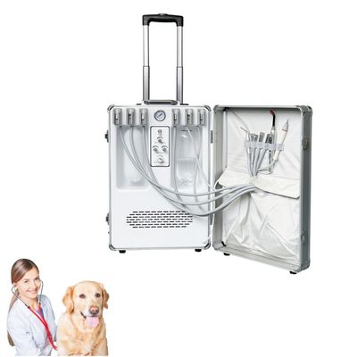 Ein guter Preis. Handheld Veterinär-Zahnmedizin-Ausrüstung Haustiere Zahnbehandlung Koffer Tier Zahnpflege Veterinär mobile Zahnbehandlungseinheit Online