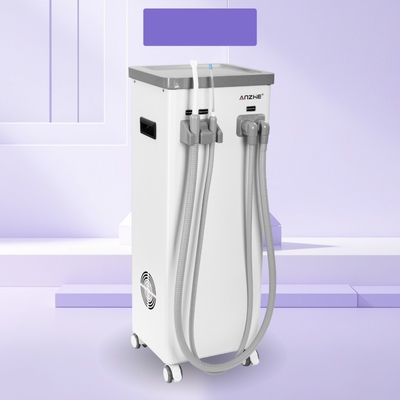 Mobile Zähne-Saug-Einheit mit Schmutzwasser-Tank Automatische Entwässerung Zähne-Salive-Ejektor Saug 800L pro min Saugmaschine