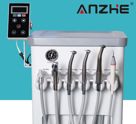 Ein guter Preis. Tragbare Dental-Einheit mit Elektromotor AP202 Mobiler Dentalwagen mit 16:1 1:5 20:1 Gegenwinkel-Aufsteckstück Woodpecker-Scaler LED-Lichthärtungsgerät Online