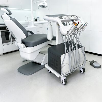 Ein guter Preis. Portable Dental Turbine Unit mit Luftkompressor Mobile Dental Trolley Full Set Dental Cart für Klinik Portable Dental Unit Ausrüstung Online
