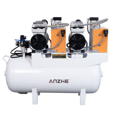 Ein guter Preis. 60L Dental-Luftkompressor mit Trockner 1700W Leiser ölfreier Luftkompressor für 4 Dentalstühle Medizinischer Luftkompressor Online