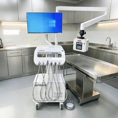 Ein guter Preis. Tragbares Veterinär-Dentalgerät mit Röntgen und Sensor, All-in-One mobiles Tierarzt-Dentalgerät mit Luftkompressor-Absaugsystem für Tierkliniken Online