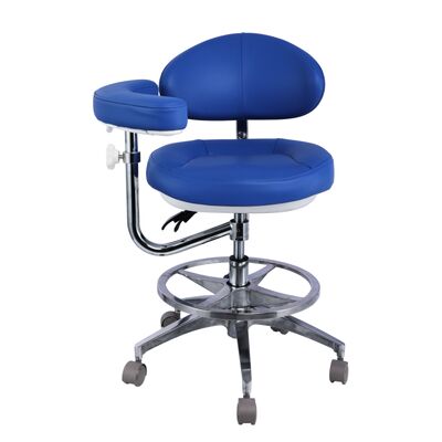 Ein guter Preis. Fabrik-Direkt ergonomischer Zahnstuhl Einstellbarer Medizinischer Stuhl 360° Drehbarer Arztstuhl mit Rädern für Klinik-Krankenhauslabor Online
